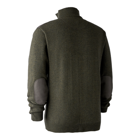 Sheffield Strickpullover mit Reißverschluss am Hals - Grün - Deerhunter