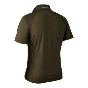 Excape Isolierte T-Shirt mit Reißverschluss am Hals Grün - Deerhunter