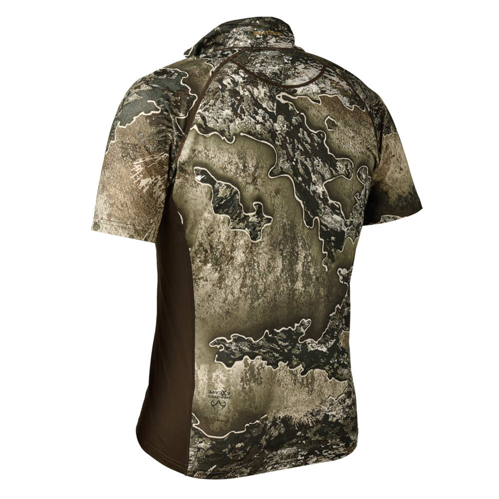 Excape isoliertes T-Shirt mit Reißverschluss am Hals - Deerhunter