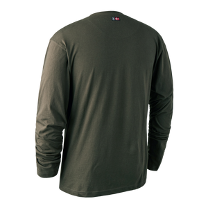 Logo-T-Shirt mit langen Ärmeln - Text - Deerhunter
