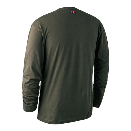 Logo-T-Shirt mit langen Ärmeln - Text - Deerhunter
