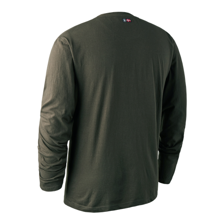 Logo-Langarm-T-Shirt Skjold - Deerhunter