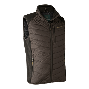 Moor Gepolsterte Weste mit Strick - Braun - Deerhunter
