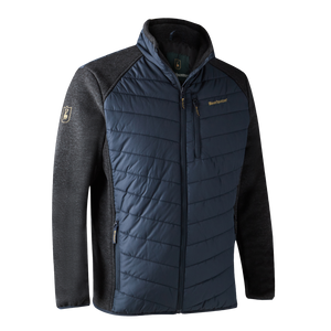 Moor Steppjacke mit Strick - Blau - Deerhunter