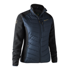Lady Caroline Wattierte Jacke - Blau - Deerhunter