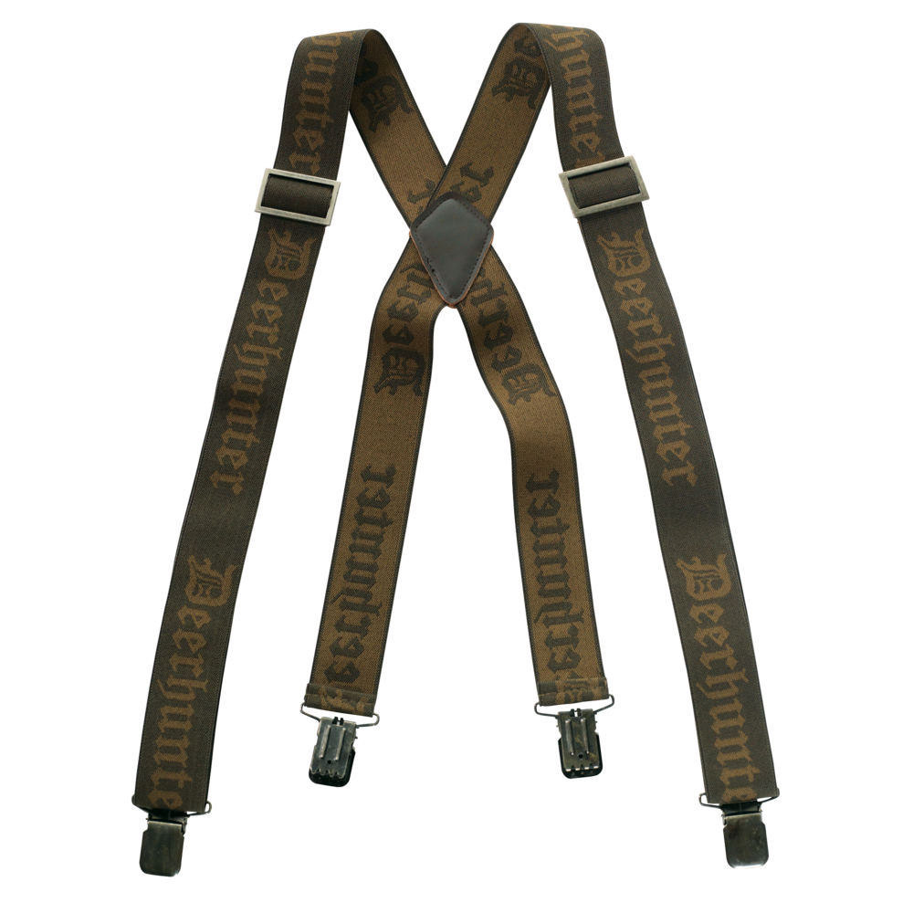 Logo Hosenträger mit Clips - Deerhunter