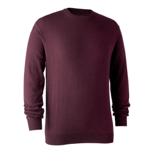 Kingston Pullover mit Rundhals - Burgundy - Deerhunter