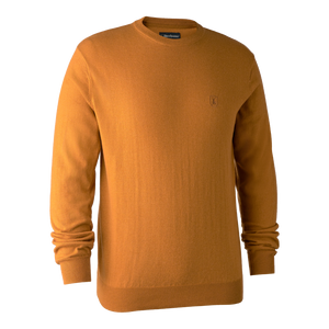 Kingston Pullover mit rundem Hals Golden Oak - Deerhunter