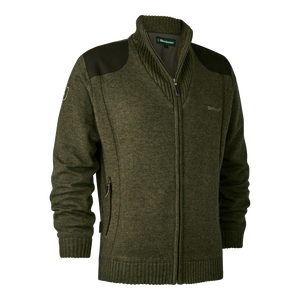 Carlisle Gestrickter Cardigan mit Wetterschutz - Cypress - Deerhunter