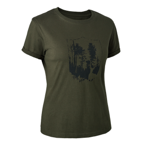 Lady T-Shirt mit Schild - Deerhunter