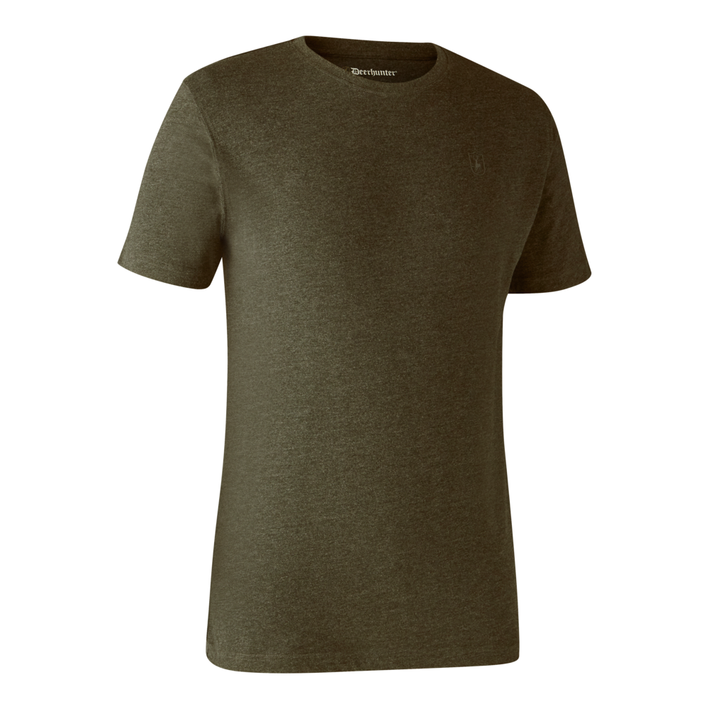 Basic 2er-Pack T-Shirt Adventure Green Melange - Deerhunter