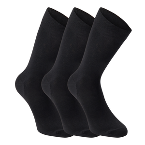 Bamboo Socken 3er Pack Schwarz - Deerhunter