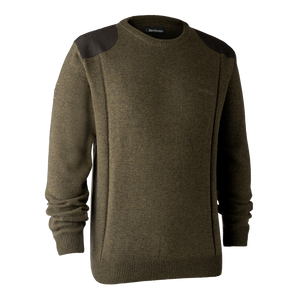 Sheffield Strickpullover mit rundem Hals - Cypress - Deerhunter