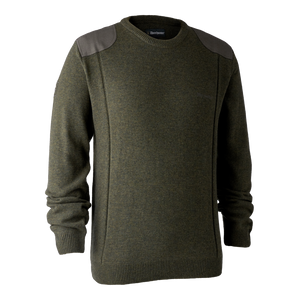 Sheffield Strickpullover mit Rundhalsausschnitt - Grün - Deerhunter