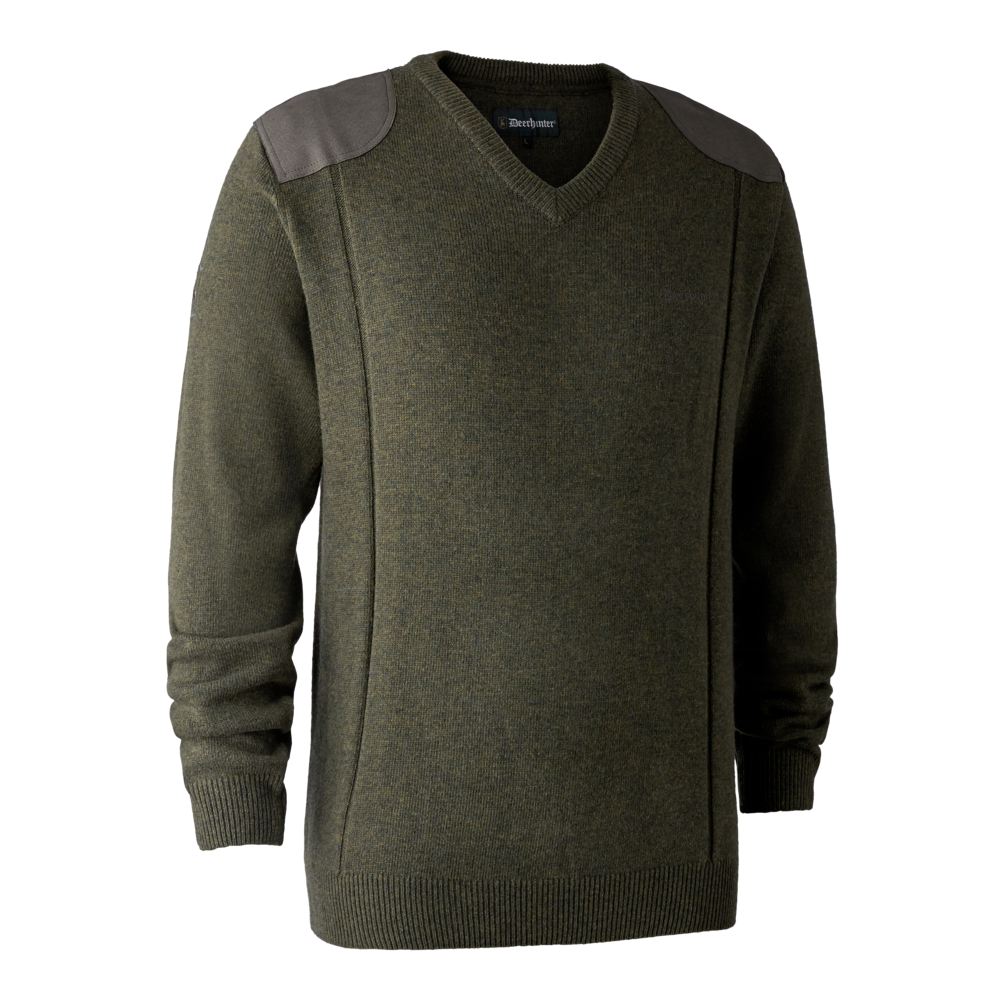 Sheffield Pullover mit V-Ausschnitt Grün - Deerhunter