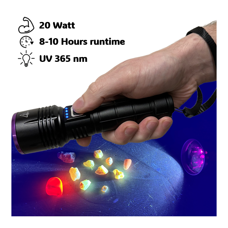 Globuz Eclipse 20w UV 365nm z Blacklight-filter