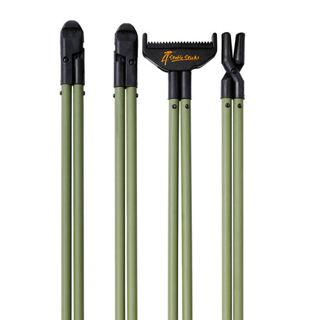 4Stablestick Bush Essential 4-nożna podpórka strzelecka - zielona