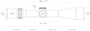 Endurance 30 WA SF 4-16x50 223/308 (16x) - Hawke