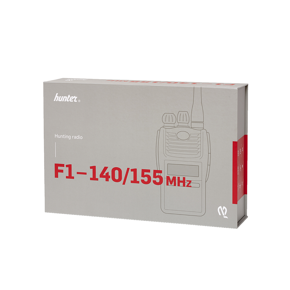 Hunter F1 - radio myśliwskie z wyświetlaczem 140/155 MHz