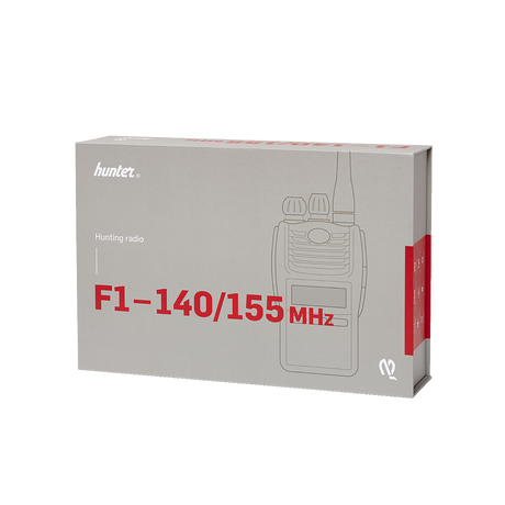 Hunter F1 - radio myśliwskie z wyświetlaczem 140/155 MHz
