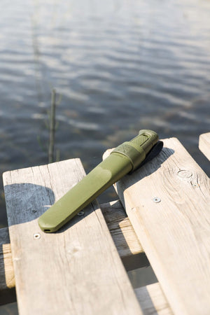 Kansbol mit Kunststoffscheide (S) Grün – Morakniv