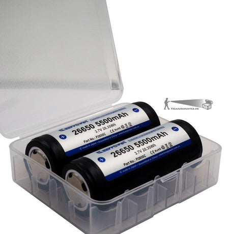 26650 KeepPower 5500mAh chroniony akumulator Li-Ion 3,6V - 2PACK