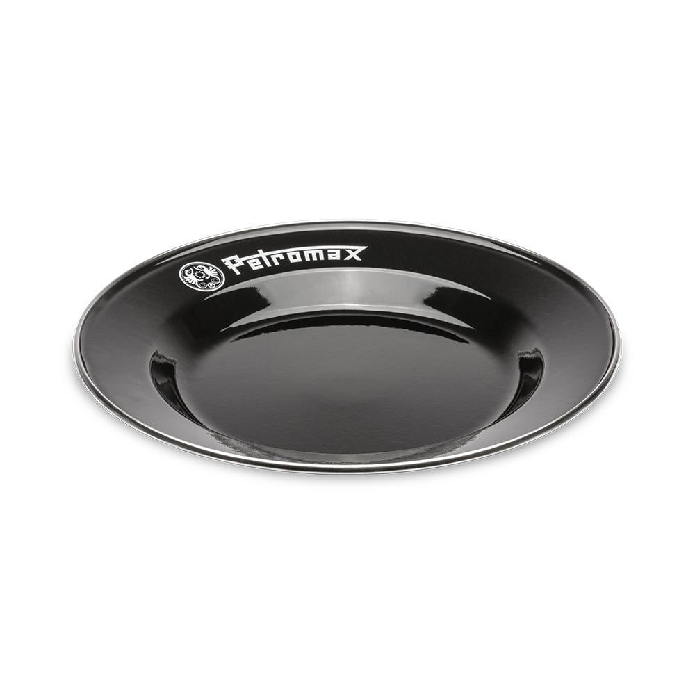 Emaille-Teller Schwarz 2 Stück – Petromax