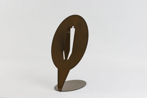 Torp Solution tablica na trofea model stojący na kozła - Oval / Corten